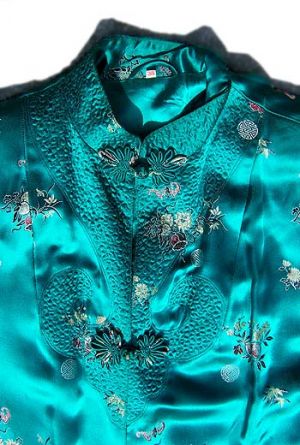 Vintage turquoise jade-silk-robe.collar.jpg